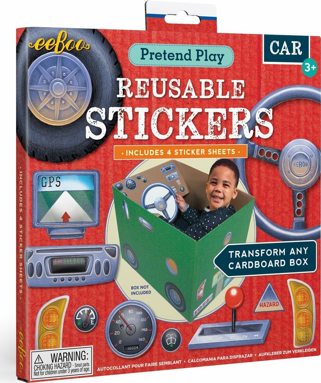 Pretend Play Stickers- Car