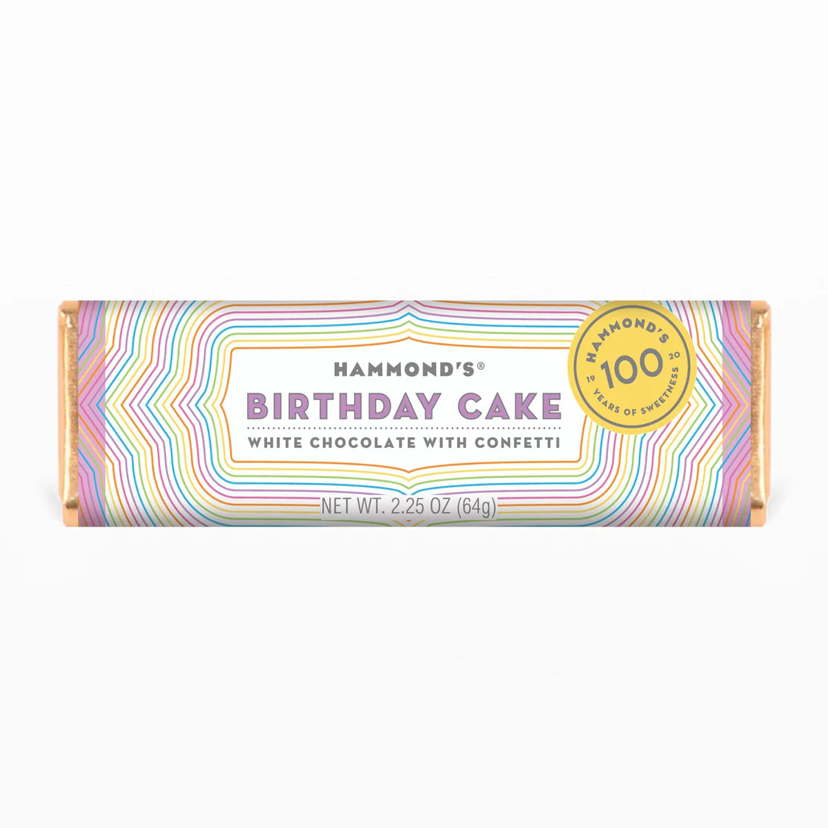 Hammond Chocolate Bar- Birthday Cake