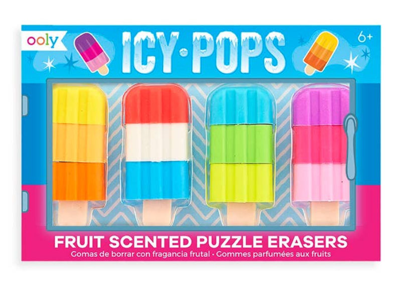 Icy Pops- Fruit Scented Erasers