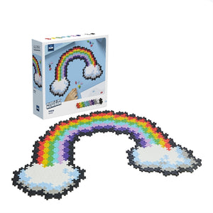Plus Plus Puzzle By Number - Rainbow