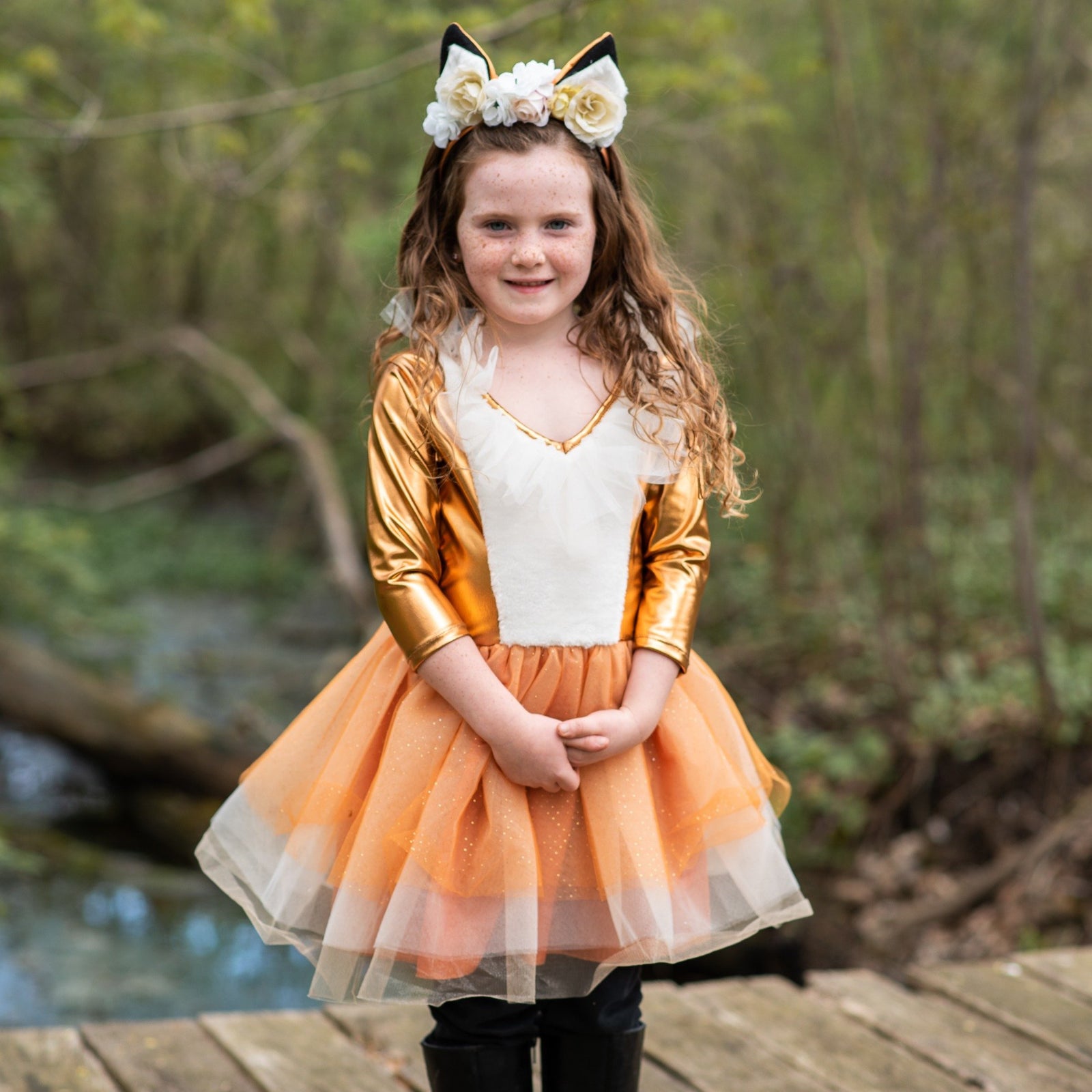 Woodland Fox Dress w/ Headband