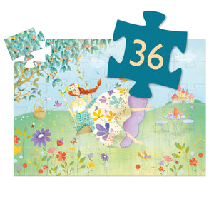 "The Princess of Spring" Silhouette Puzzle