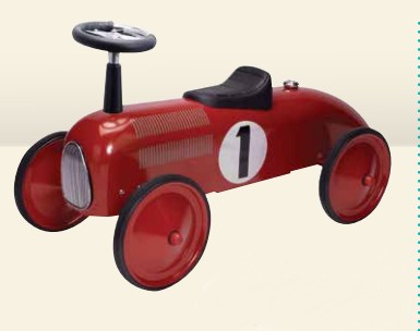 Red Race Car Metal Speedster