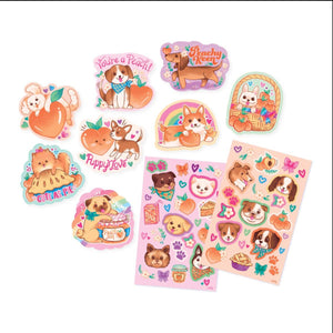 Scented Stickers: Puppies and Peaches