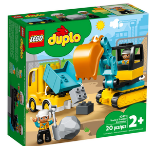 Lego Duplo- Truck and Tracked Excavator