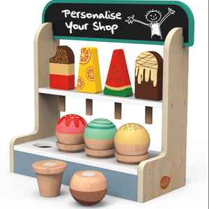 Wooden Ice Cream Play Shop