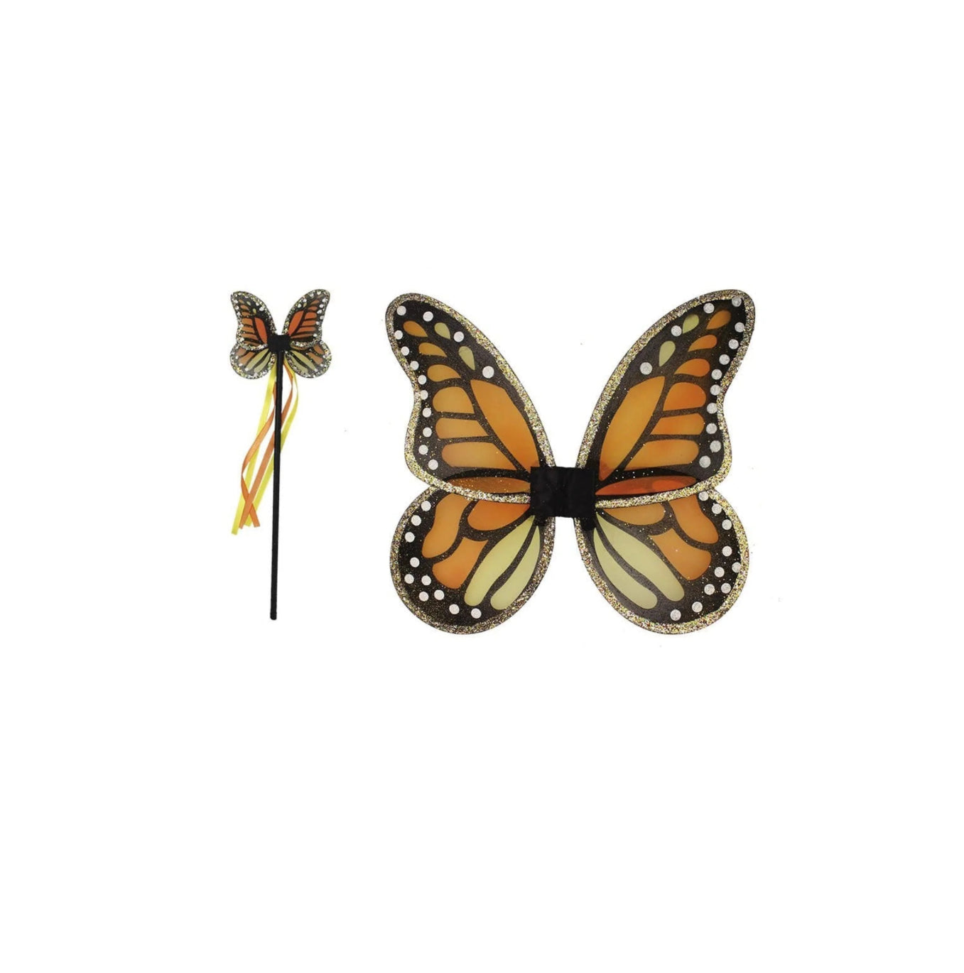 Monarch Butterfly Wing and Wand Set