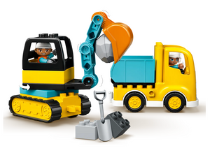Lego Duplo- Truck and Tracked Excavator