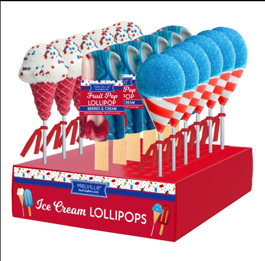 “Ice Cream” Lollipops
