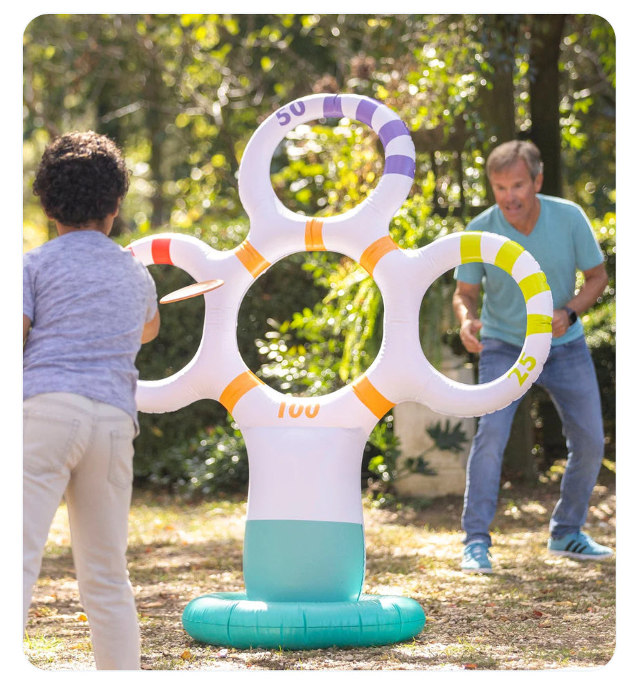 Giant Inflatable Ring Toss Backyard Carnival Game – Hearthsong
