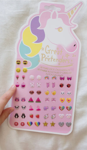 Unicorn Sticker Earrings