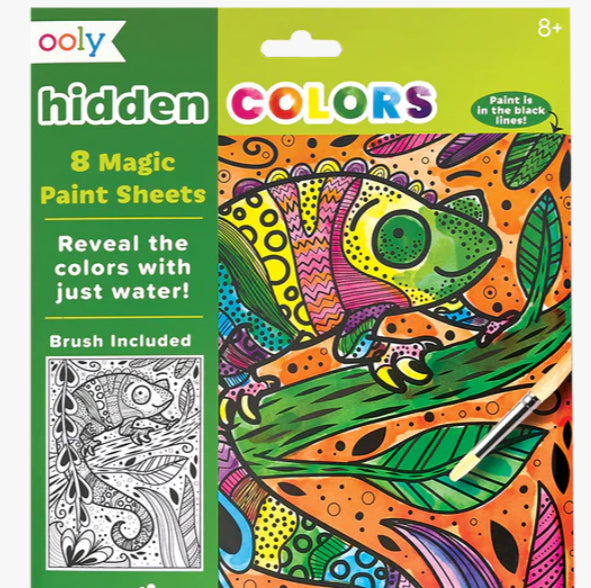 Hidden Color Paint Sheet- Magic Jungle