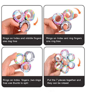 Magnetic Rings Fidget Toy
