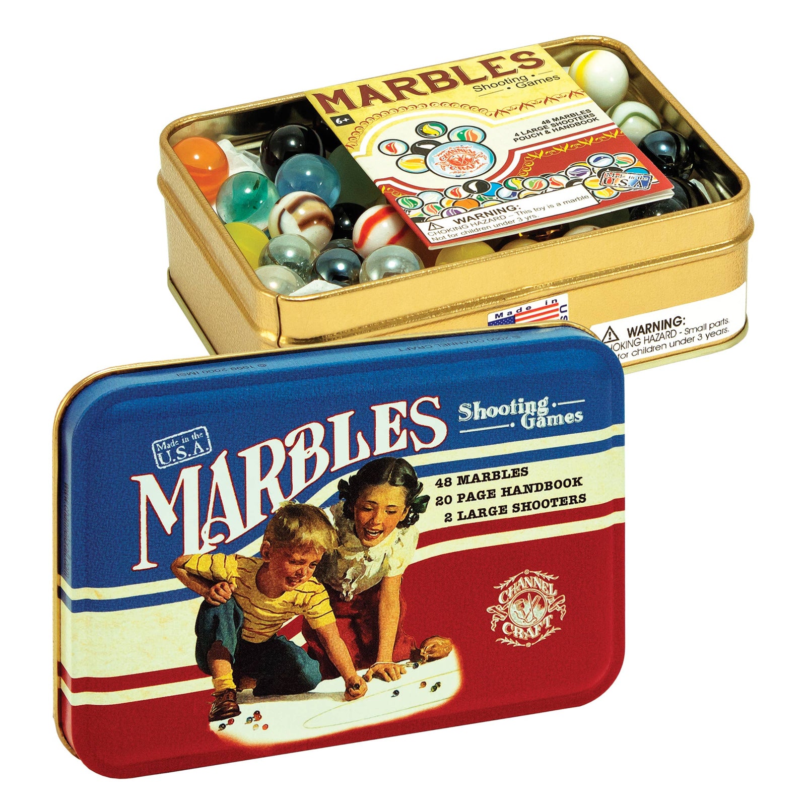 Marbles Shooting Game Tin