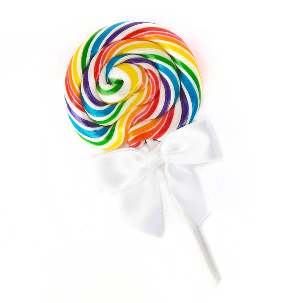 Small Rainbow Lollipop - Cherry