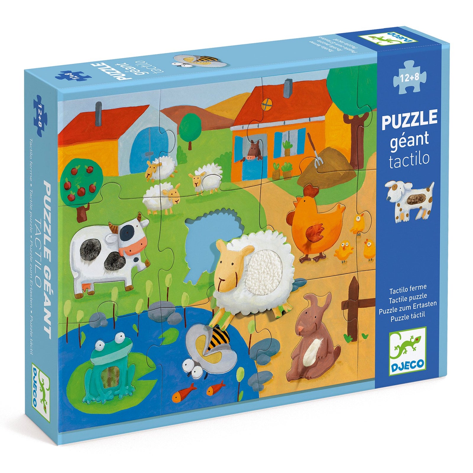 Giant Floor Puzzle: Tactile Farm